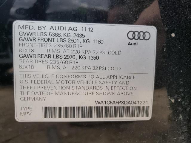 VIN WA1CFAFPXDA041221 2013 Audi Q5, Premium no.13