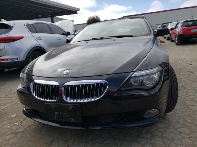 VIN: WBAEB53599CX58223 Auction: COPART Lot: 52223263 Location: CA - HAYWARD WBAEB53599CX58223 BMW 6 SERIES 2009 BLACK Photo 5