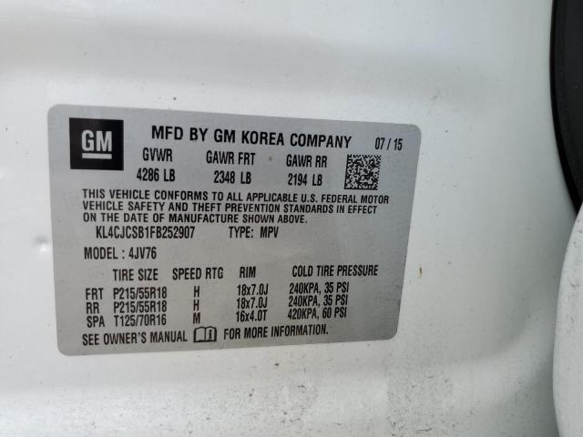 KL4CJCSB1FB252907 Buick Encore