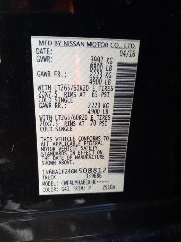 1N6BA1F24GN508812 Nissan Titan Xd Sl