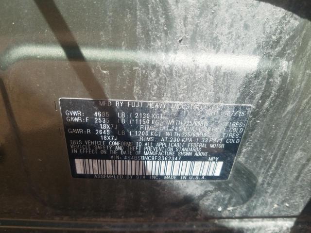 4S4BSBNC9F3362347 Subaru Outback 2.5i Limited