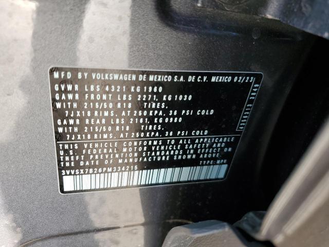 2023 VOLKSWAGEN TAOS SE - 3VVSX7B26PM334215