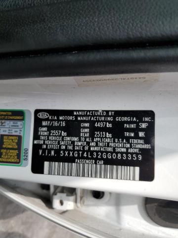 5XXGT4L32GG083359 KIA Optima Lx