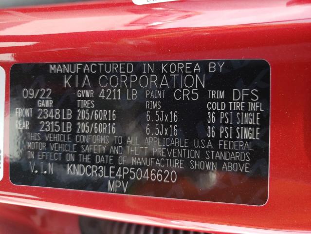 KNDCR3LE4P5046620 KIA NIRO EX