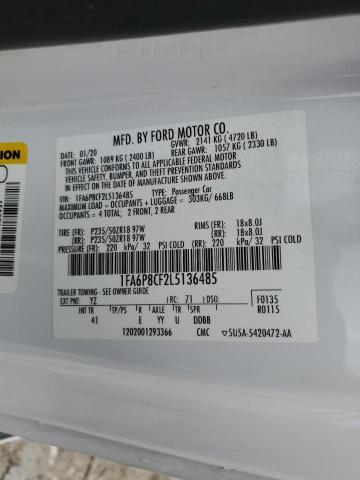 1FA6P8CF2L5136485 Ford MUSTANG GT