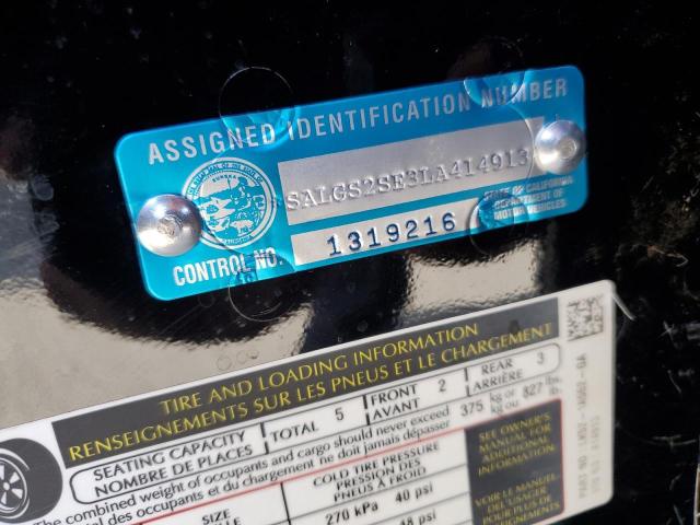 2020 LAND ROVER ROVER - SALGS2SE3LA414913