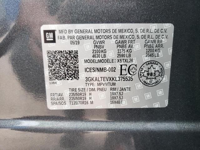 2019 GMC TERRAIN SL - 3GKALTEVXKL375535