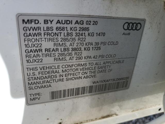 VIN WA1VXAF73LD005230 2020 Audi Q7, Prestige no.13