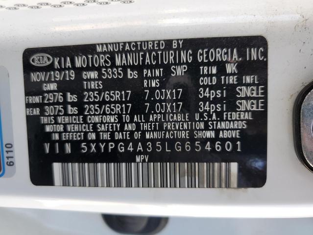 5XYPG4A35LG654601 KIA SORENTO L