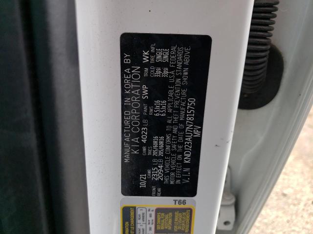 KNDJ23AU7N7815750 KIA SOUL LX
