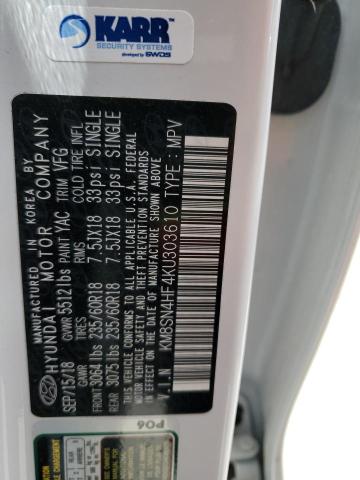2019 HYUNDAI SANTA FE X - KM8SN4HF4KU303610