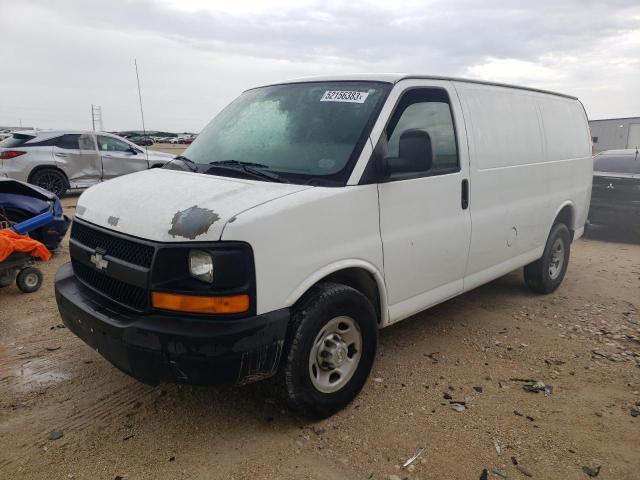 Salvage cars for sale from Copart New Braunfels, TX: 2009 Chevrolet Express G2500