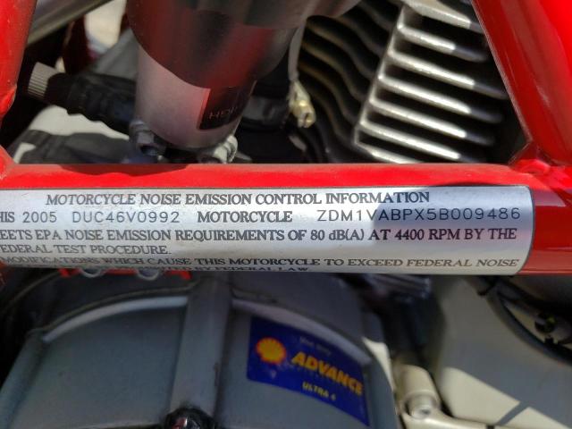2005 DUCATI MULTISTRAD ZDM1VABPX5B009486