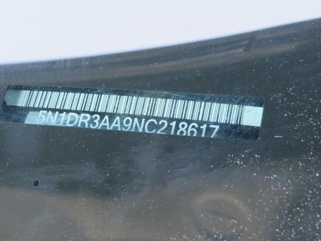 5N1DR3AA9NC218617 Nissan Pathfinder S