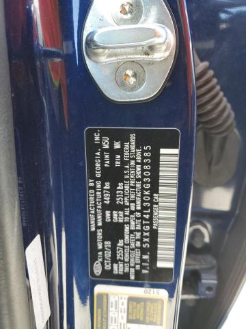 5XXGT4L30KG308385 KIA Optima Lx
