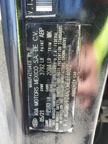3KPF24AD0ME374022 KIA FORTE FE