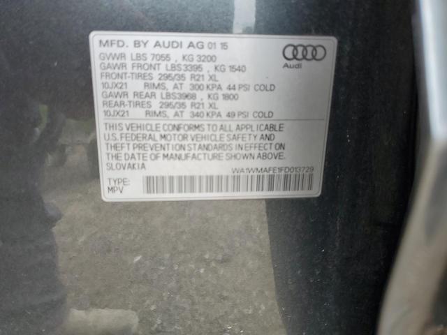 WA1WMAFE1FD013729 2015 AUDI Q7, photo no. 13