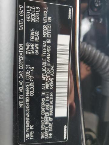 2018 VOLVO S60 POLEST - YV1A0MTW6J2454183