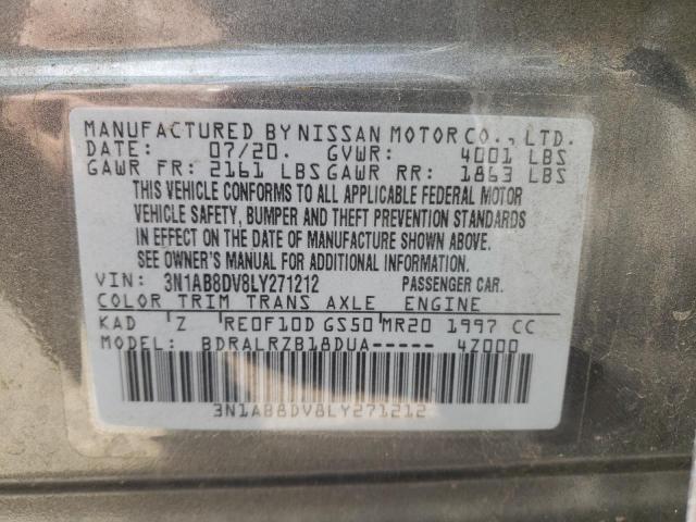 3N1AB8DV8LY271212 Nissan SENTRA SR