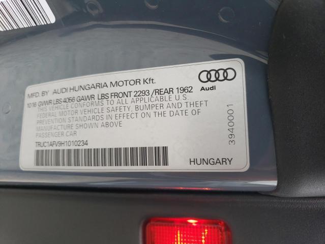 2017 AUDI TTS - TRUC1AFV9H1010234