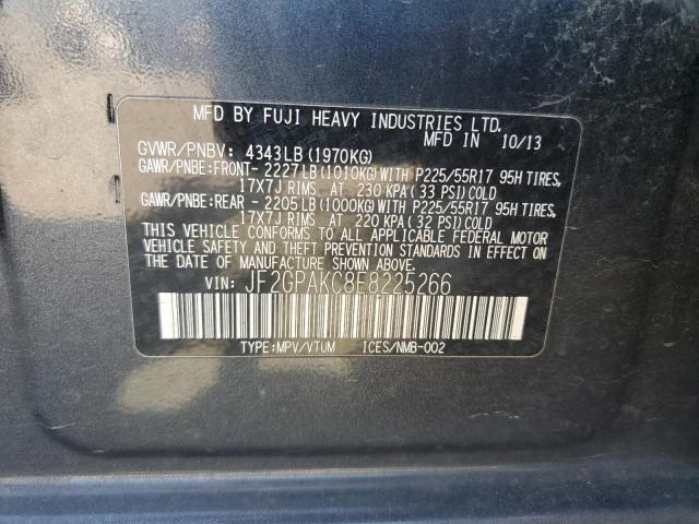 JF2GPAKC8E8225266 Subaru Xv Crosstrek 2.0 Limited
