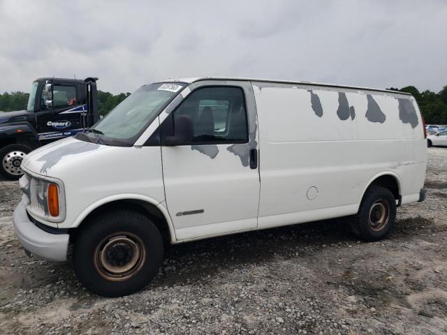 Salvage cars for sale from Copart Ellenwood, GA: 2002 Chevrolet Express G3500