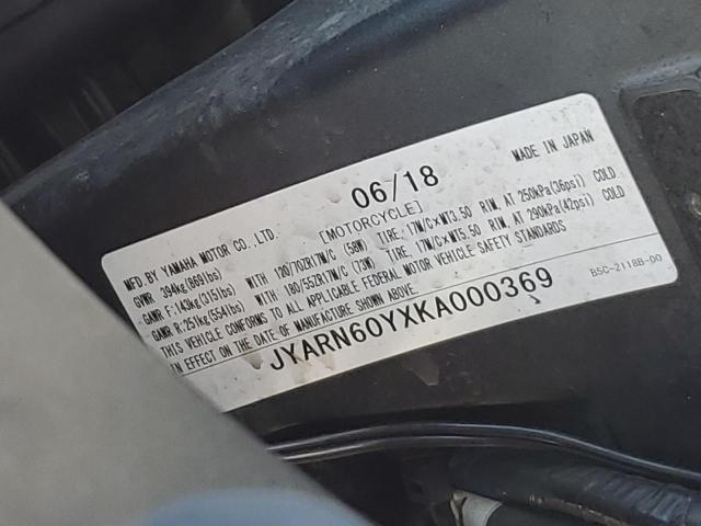 2019 YAMAHA MTT09 C JYARN60YXKA000369