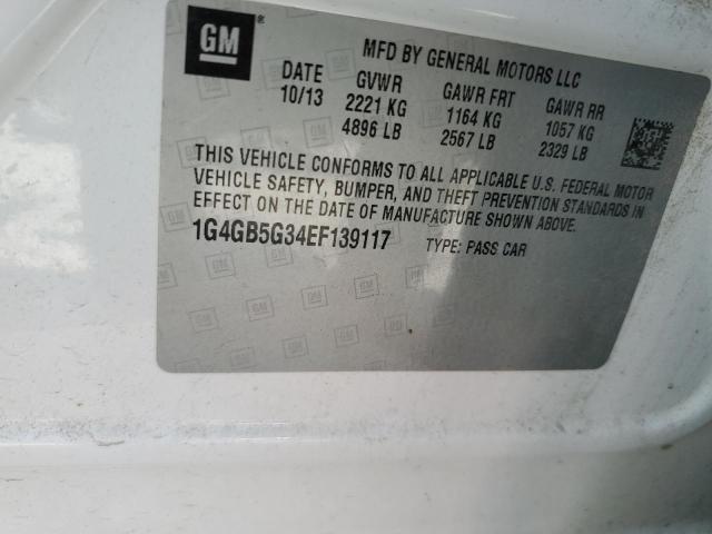1G4GB5G34EF139117 Buick Lacrosse