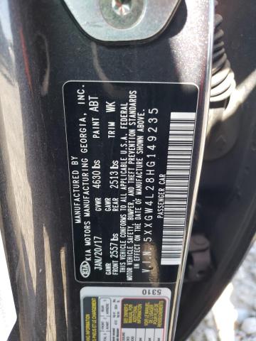 5XXGW4L28HG149235 KIA OPTIMA SX