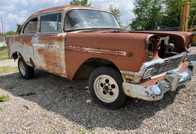Salvage cars for sale from Copart Rogersville, MO: 1956 Chevrolet BEL-AIR