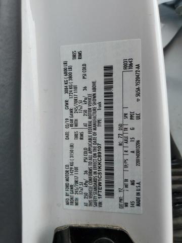 1FTEW1C51KKC89107 Ford F150 Supercrew
