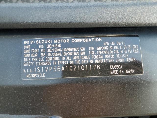 2012 SUZUKI DL650 A - JS1VP56A1C2101176