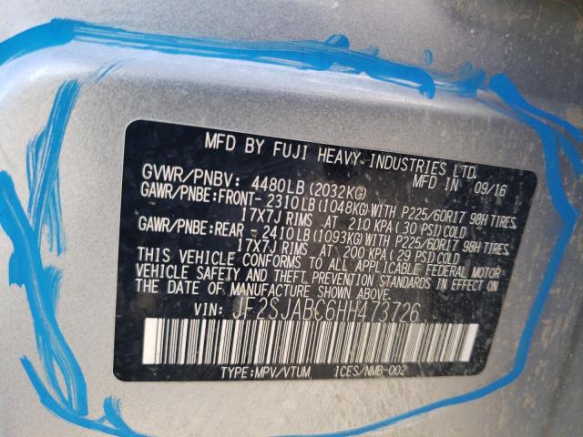 JF2SJABC6HH473726 Subaru Forester 2.5i