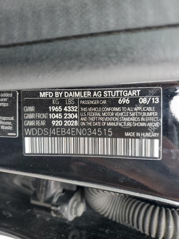 WDDSJ4EB4EN034515 Mercedes-Benz CLA 250