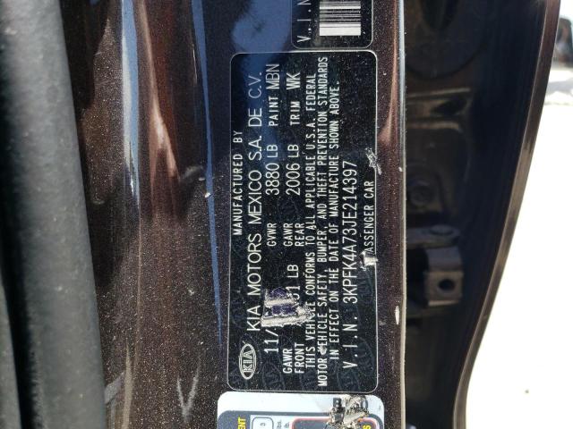 3KPFK4A73JE214397 KIA FORTE LX