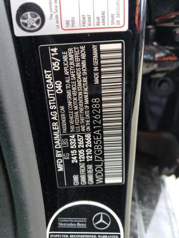 WDDLJ7GB5EA126288 Mercedes-Benz Cls 63 Amg S-model