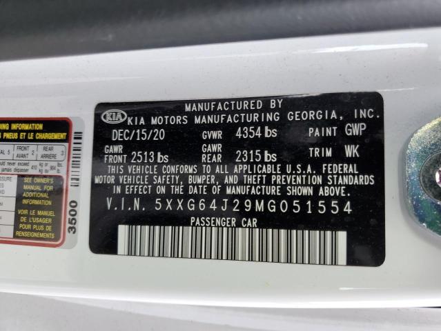 5XXG64J29MG051554 KIA K5 GT LINE
