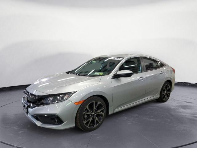 Salvage cars for sale from Copart East Granby, CT: 2019 Honda Civic Sport
