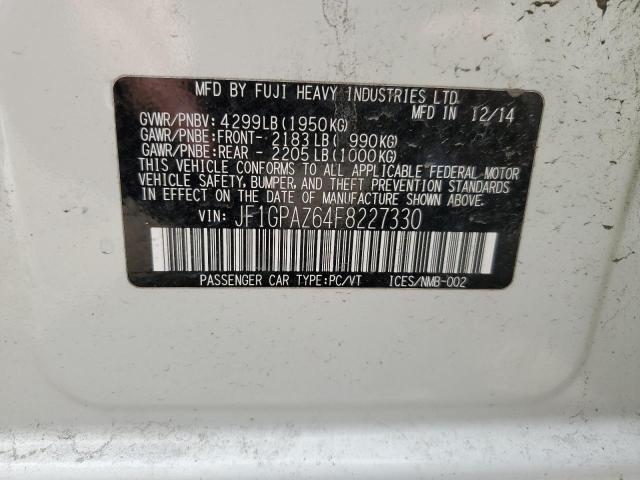 JF1GPAZ64F8227330 Subaru Impreza Sport Limited