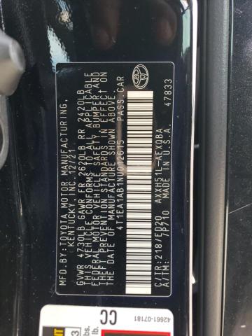 2022 TOYOTA AVALON NIG - 4T1EA1AB1NU012615