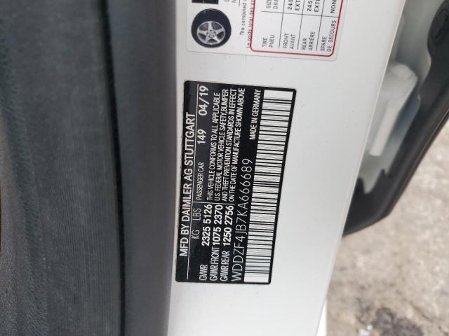 WDDZF4JB7KA666689 Mercedes-Benz E 300