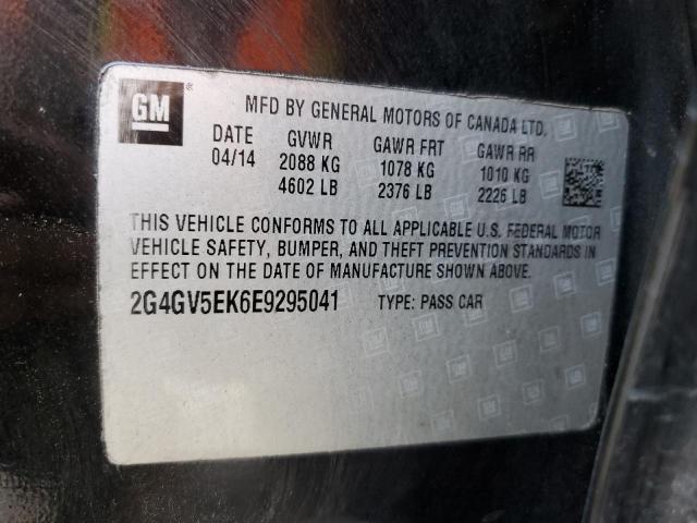 2G4GV5EK6E9295041 Buick Regal