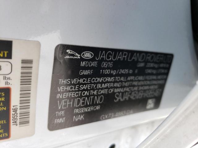 2017 JAGUAR XE R - SPO SAJAF4BV6HA955461