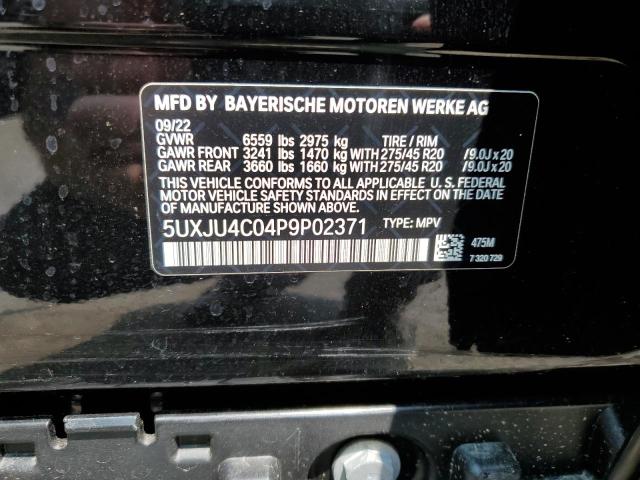 2023 BMW X5 M50I 5UXJU4C04P9P02371