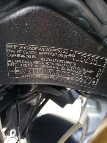 2016 BMW S 1000 R - WB10D1208GZ696679