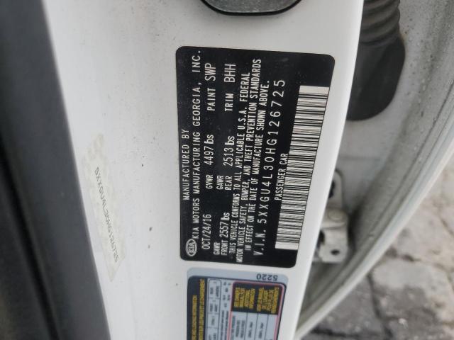 5XXGU4L30HG126725 KIA OPTIMA EX
