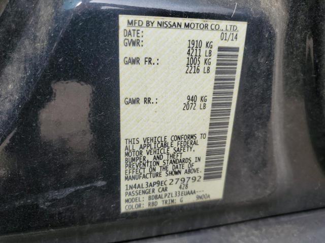1N4AL3AP9EC279792 Nissan ALTIMA 2.5