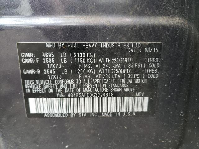4S4BSAFC0G3220818 Subaru Outback 2.5i Premium