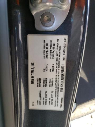5YJ3E1EB3KF450731 Tesla MODEL 3