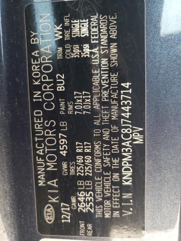 KNDPM3AC8J7443714 KIA Sportage Lx
